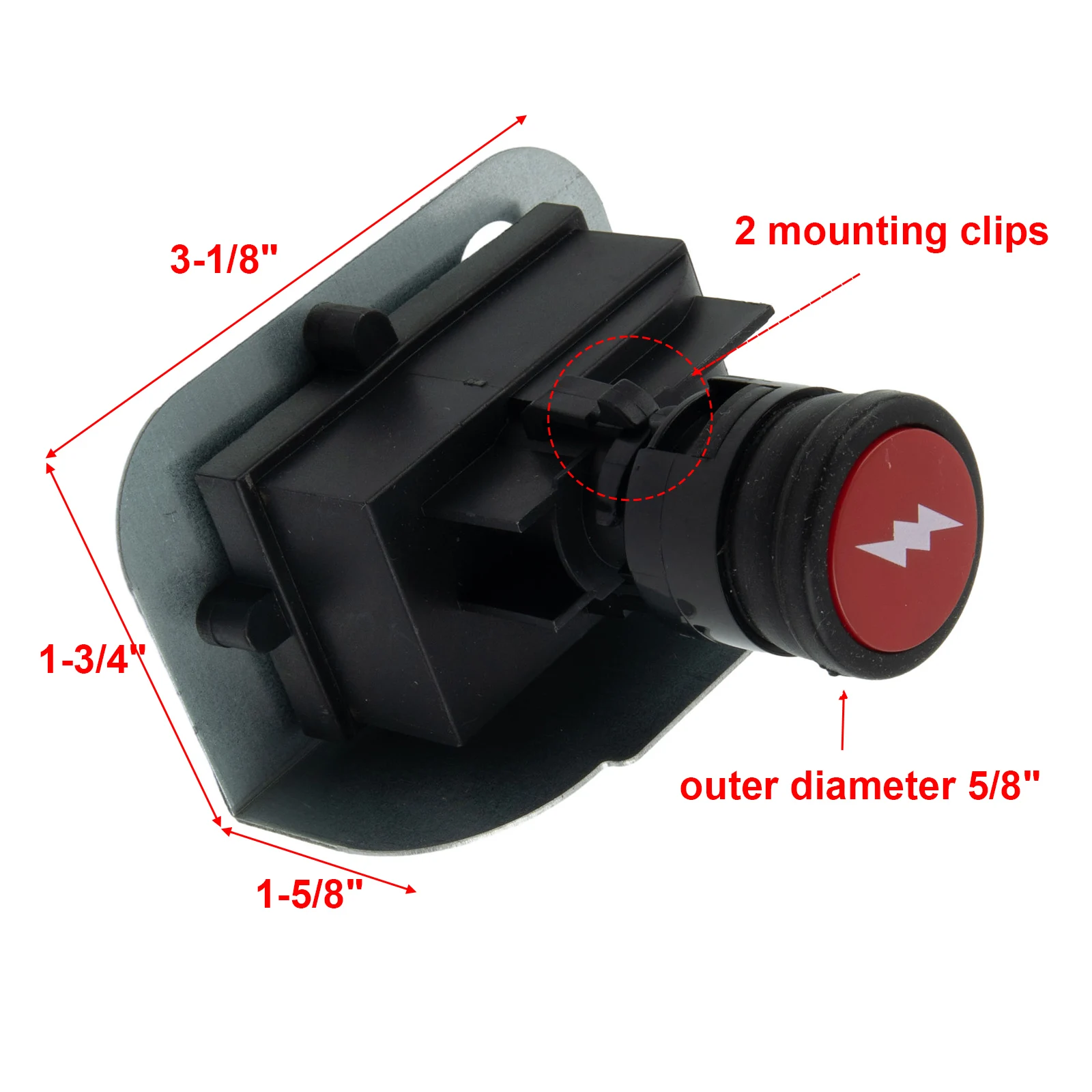 Igniter Kit For Weber Q120 Q220 Series Gas Grill Garden Outdoor BBQ Tools Accessories Gas Grills Replacement Parts
Igniter Kit For Weber Q120 Q220 Series Gas Grill Garden Outdoor BBQ Tools Accessories Gas Grills Replacement Parts