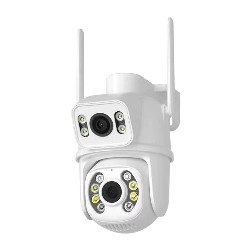 6MP 4K PTZ Wi-Fi камера с двойным объективом с двойным экраном Ai Обнаружение человека автоматическое отслеживание беспроводная уличная камера с европейской вилкой
6MP 4K PTZ Wi-Fi камера с двойным объективом с двойным экраном Ai Обнаружение человека автоматическое отслеживание беспроводная уличная камера с европейской вилкой