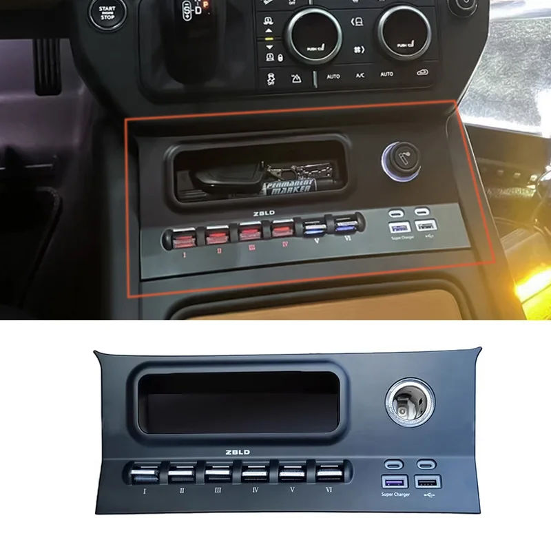 Подходит для Land Rover Defender, центральное управление, интегрированная панель управления
Подходит для Land Rover Defender, центральное управление, интегрированная панель управления
