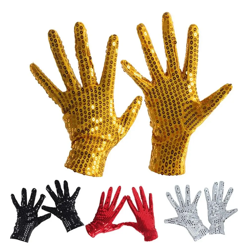 Punk Fashion Black Silver Red Blue Sexy Shining Sequins Gloves Gothic Party Club Handwear Belly Iatin Dancing Disco Costume
Punk Fashion Black Silver Red Blue Sexy Shining Sequins Gloves Gothic Party Club Handwear Belly Iatin Dancing Disco Costume