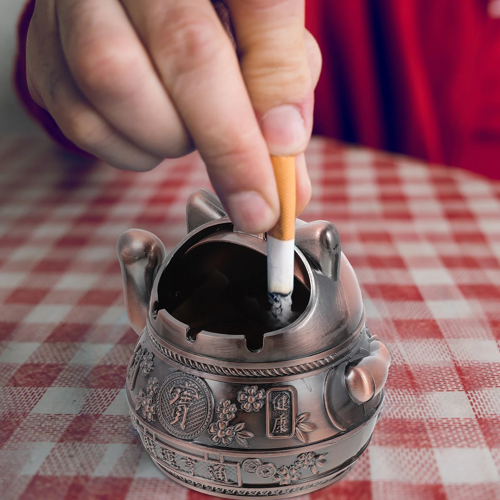 Ashtray Alloy Decorative Ornament Retro Holder Tabletop Adornment Home Zinc Desktop
Ashtray Alloy Decorative Ornament Retro Holder Tabletop Adornment Home Zinc Desktop
