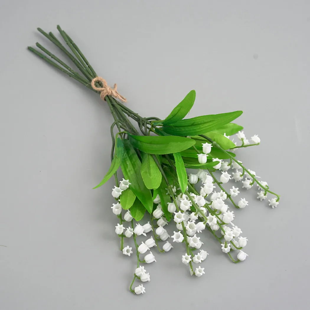 10pcs Feeling Simulation Lily Of The Valley Flowers Wedding Home Party Decor DIY Craft Wreath Christmas Artificial Flower Decora
10pcs Feeling Simulation Lily Of The Valley Flowers Wedding Home Party Decor DIY Craft Wreath Christmas Artificial Flower Decora