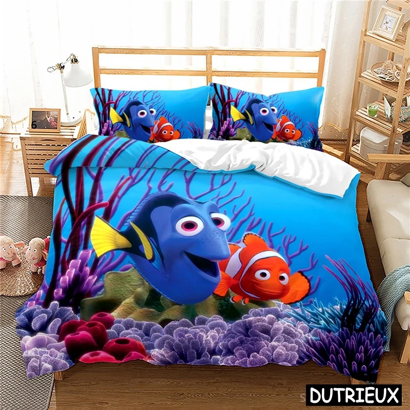 Finding Nemo Disney Cartoon 3D Bedding Set Beautiful Coral Marine Fish Print Duvet Cover Set Home Textile For Kids Adult Bedroom
Finding Nemo Disney Cartoon 3D Bedding Set Beautiful Coral Marine Fish Print Duvet Cover Set Home Textile For Kids Adult Bedroom