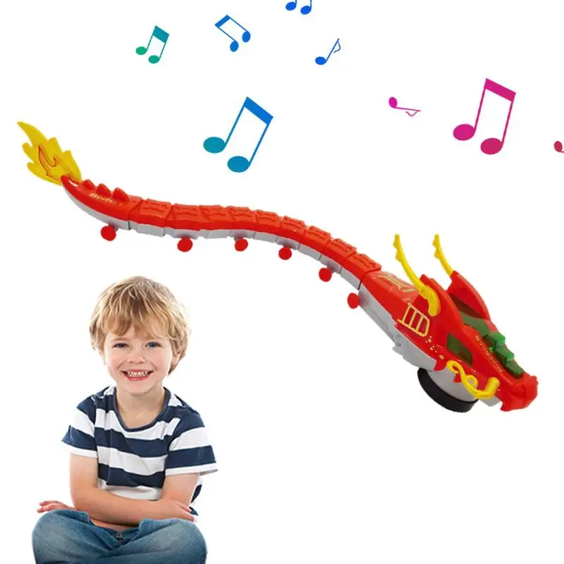 Lighting Dragon Toy Cartoon Dragon Blocks With Omni-Directional Wheel Enhance Parent-Child Interaction Lighted Dragon For Living
Lighting Dragon Toy Cartoon Dragon Blocks With Omni-Directional Wheel Enhance Parent-Child Interaction Lighted Dragon For Living