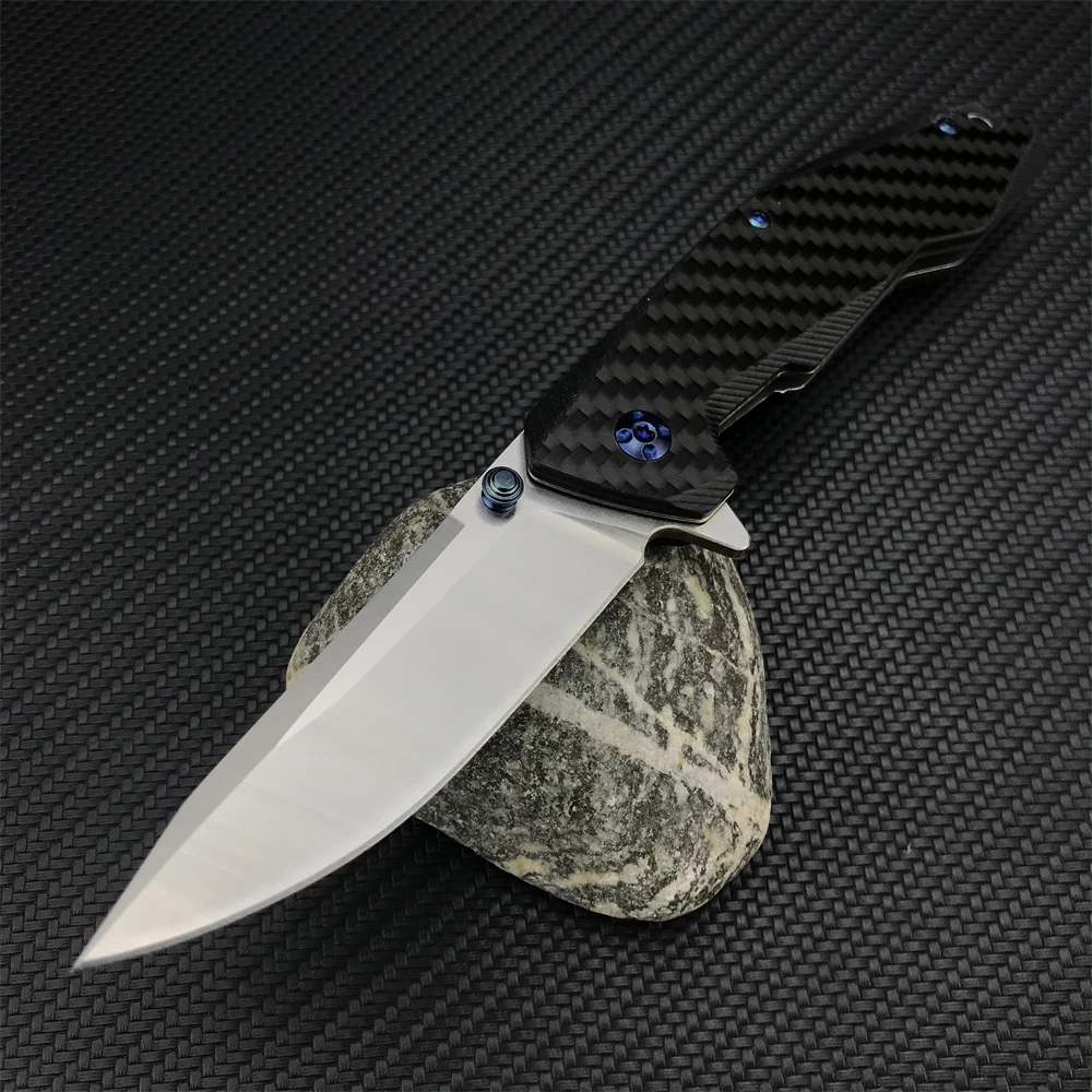 CM100 Tactical Folding Knife 7CR13MOV Blade G10 Inlaid Carbon Fiber Handle Fishing Outdoor Hunting EDCziwei Self-defense Tool
CM100 Tactical Folding Knife 7CR13MOV Blade G10 Inlaid Carbon Fiber Handle Fishing Outdoor Hunting EDCziwei Self-defense Tool