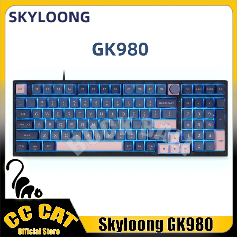 Механическая клавиатура Skyloong GK980, беспроводные игровые клавиатуры, клавиатура с горячей заменой PBT Keycap Lite RGB, пользовательская игровая прокладка, игровая клавиатура для ПК
Механическая клавиатура Skyloong GK980, беспроводные игровые клавиатуры, клавиатура с горячей заменой PBT Keycap Lite RGB, пользовательская игровая прокладка, игровая клавиатура для ПК