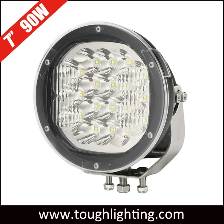 4X4 Offroad Accessories 12/24V 7" 90W Round CREE LED Auto Car Work Driving Lights
4X4 Offroad Accessories 12/24V 7" 90W Round CREE LED Auto Car Work Driving Lights