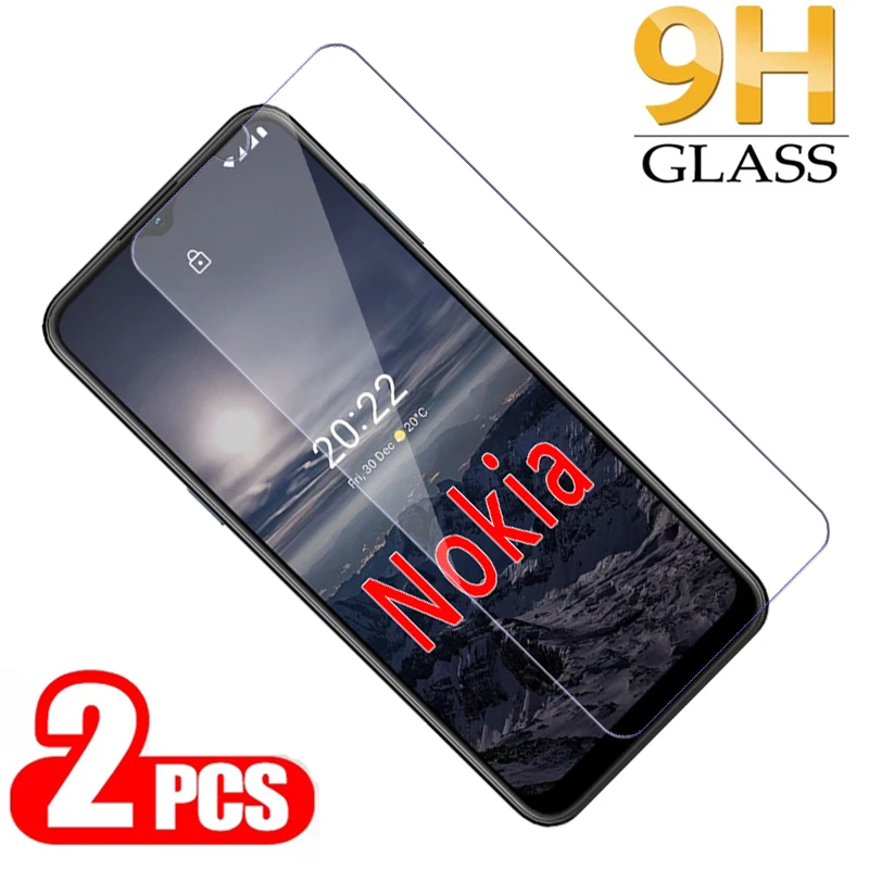 

2PCS Screen Tempered Glass For Nokia 5.4 2.4 3.4 Protective Glas Screen Protector For Nokia 2.4 C3 2 V Tella C5 Endi