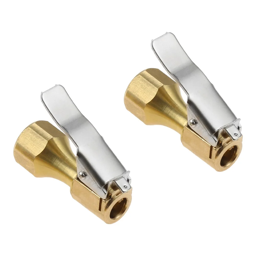 2Pcs 1/4" NPT Closed Flow Straight Lock On Air Chuck with Clip for Tire Inflator Pressure Gauge Air Pump Compressor Accessories
2Pcs 1/4" NPT Closed Flow Straight Lock On Air Chuck with Clip for Tire Inflator Pressure Gauge Air Pump Compressor Accessories