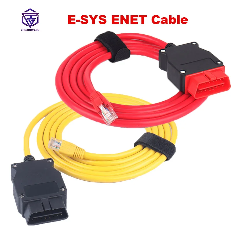 

E-SYS ENET Cable for BMW F-Series ICOM OBD2 OBD 2 Coding Diagnostic Cable Ethernet to ESYS Data OBDII Coding Hidden Data Tool