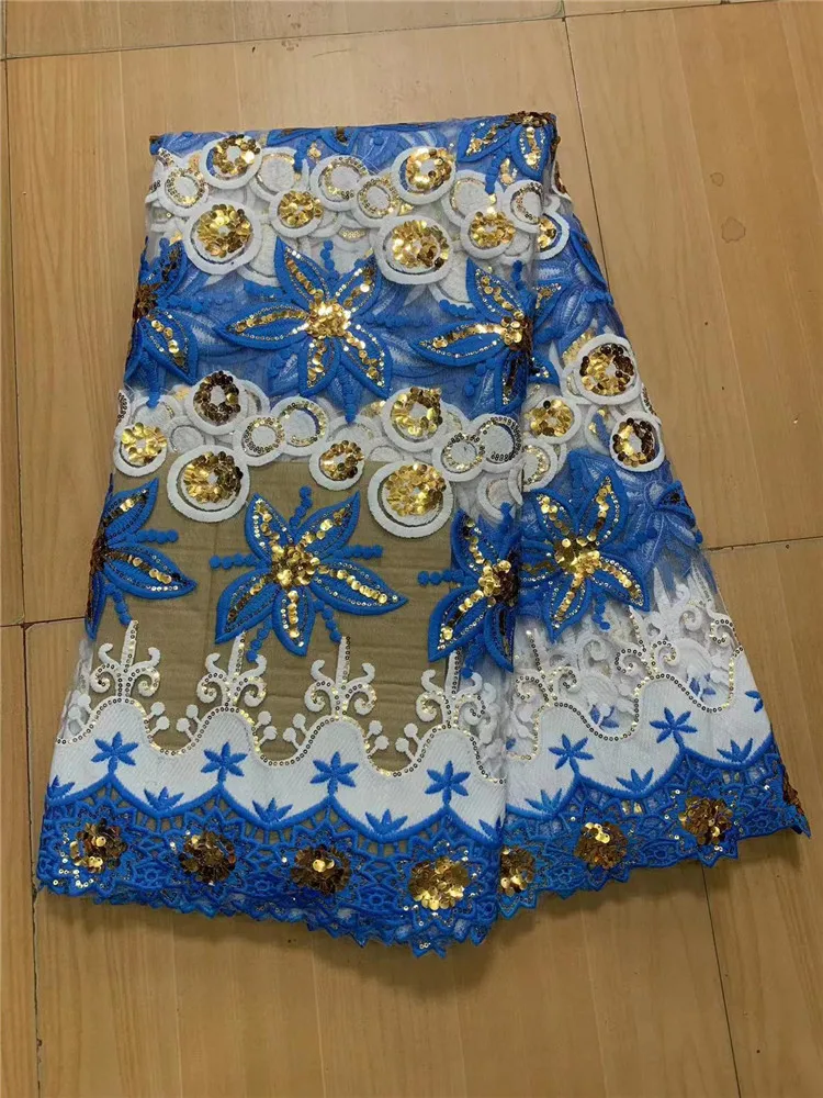 WHITE BLUE French Sequins Lace Fabric 2023 High Quality 5 Yards Nigerian Lace Fabric African Tulle Lace Fabric For Party Dress
WHITE BLUE French Sequins Lace Fabric 2023 High Quality 5 Yards Nigerian Lace Fabric African Tulle Lace Fabric For Party Dress