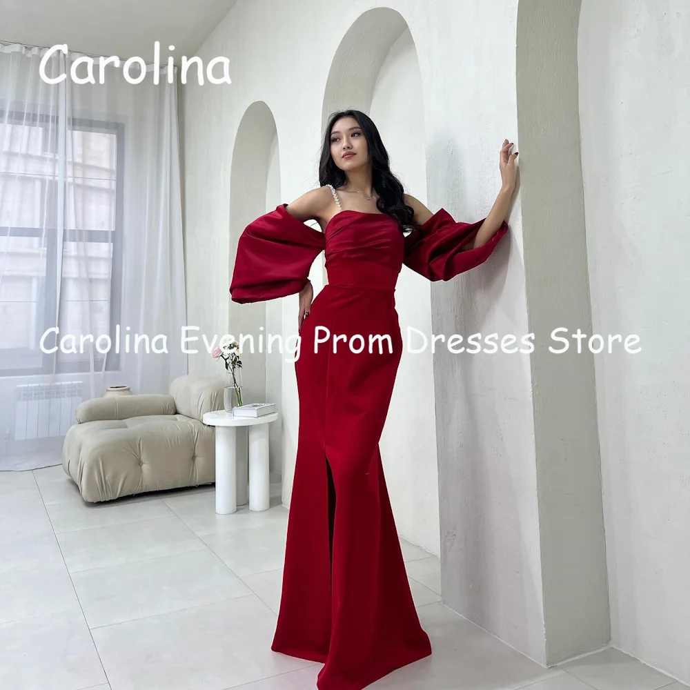 Carolina Satin Mermaid Boat Neck Floor-length Prom Gown luxury Evening Formal Elegant Pretty Party Dress for Women 2023
Carolina Satin Mermaid Boat Neck Floor-length Prom Gown luxury Evening Formal Elegant Pretty Party Dress for Women 2023