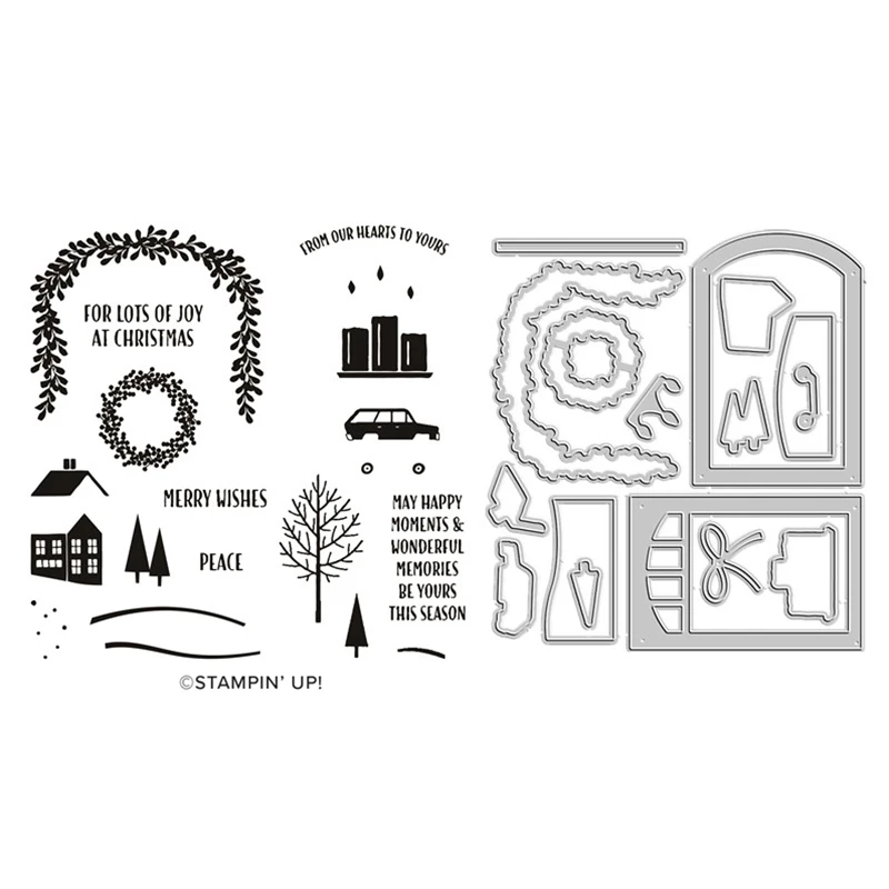 Wreath Decor Christmas Latest 2022 Catalog Cutting Dies Clear Stamp Scrapbooking For Paper Making Embossing Frame Card Craft
Wreath Decor Christmas Latest 2022 Catalog Cutting Dies Clear Stamp Scrapbooking For Paper Making Embossing Frame Card Craft