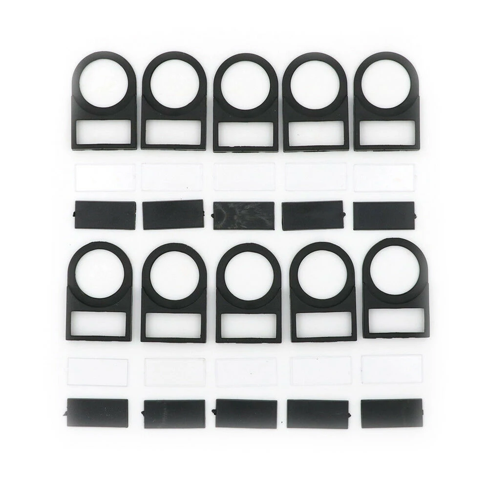 10pcs Push Button Switch Panel Label Frame Push Button Mounting Aperture 22MM Clip Type Switch Label Frame Tool Parts
10pcs Push Button Switch Panel Label Frame Push Button Mounting Aperture 22MM Clip Type Switch Label Frame Tool Parts