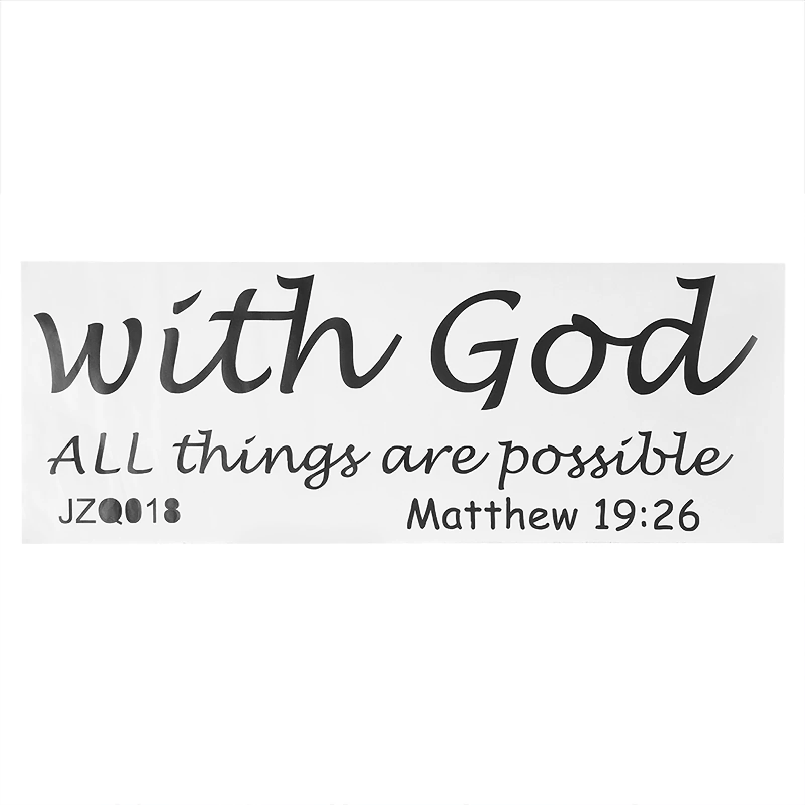 Removable Modern Letters Proverbs Bible Verse Wall Art Stickers Wall Decal Home Decoration
Removable Modern Letters Proverbs Bible Verse Wall Art Stickers Wall Decal Home Decoration