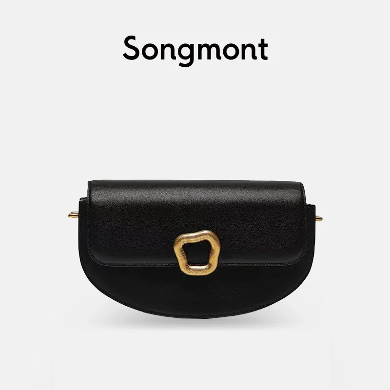 

Songmont Saddle Bag Women Cross Body New Fashion Design Women Cross Body Shoulder Bag Designer Bag