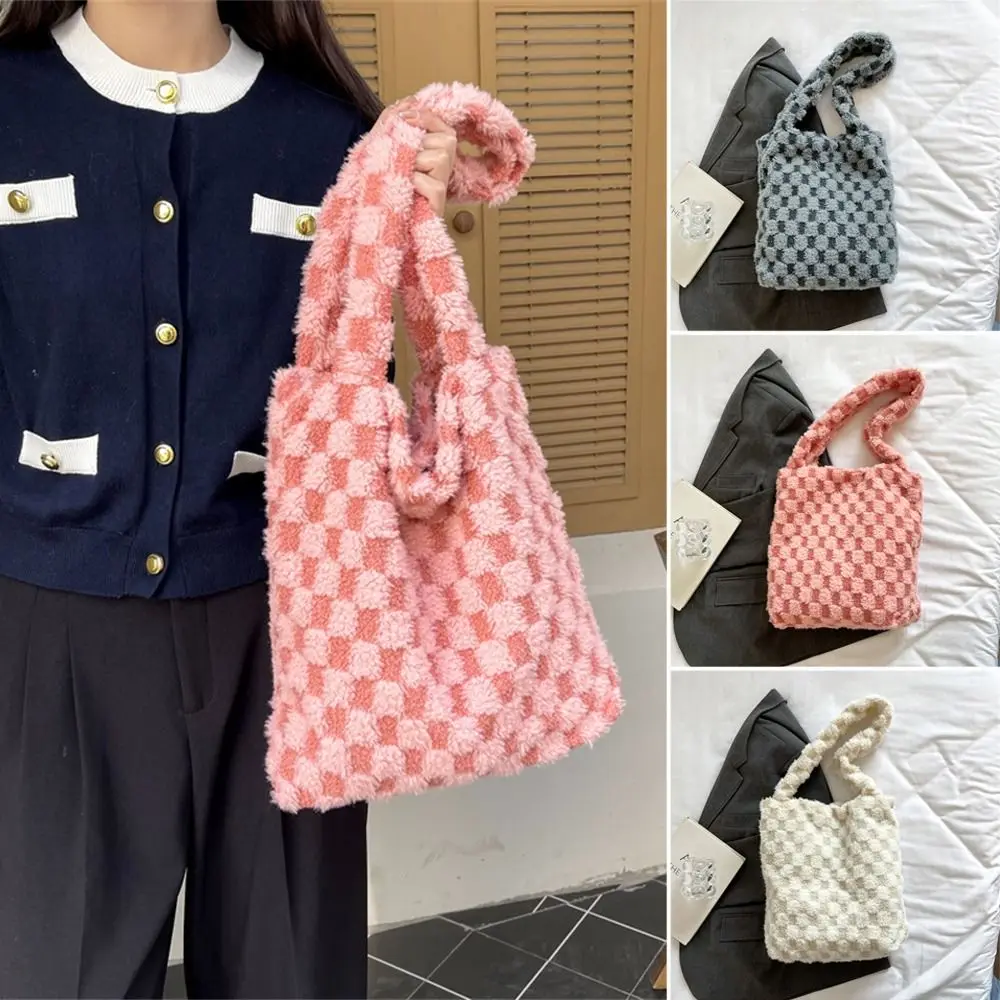 Soft Plush Shoulder Bags Fashion Large Capacity Furry Tote Bags Solid Color Top-Handle Bag Women Girls
Soft Plush Shoulder Bags Fashion Large Capacity Furry Tote Bags Solid Color Top-Handle Bag Women Girls