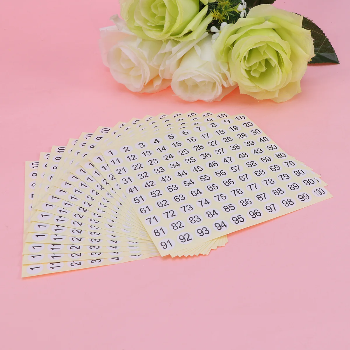 Round Sticker Self-adhesive Label Paper Number Stickers Labels DIY Decoration Sticker Digital Label 1-100
Round Sticker Self-adhesive Label Paper Number Stickers Labels DIY Decoration Sticker Digital Label 1-100