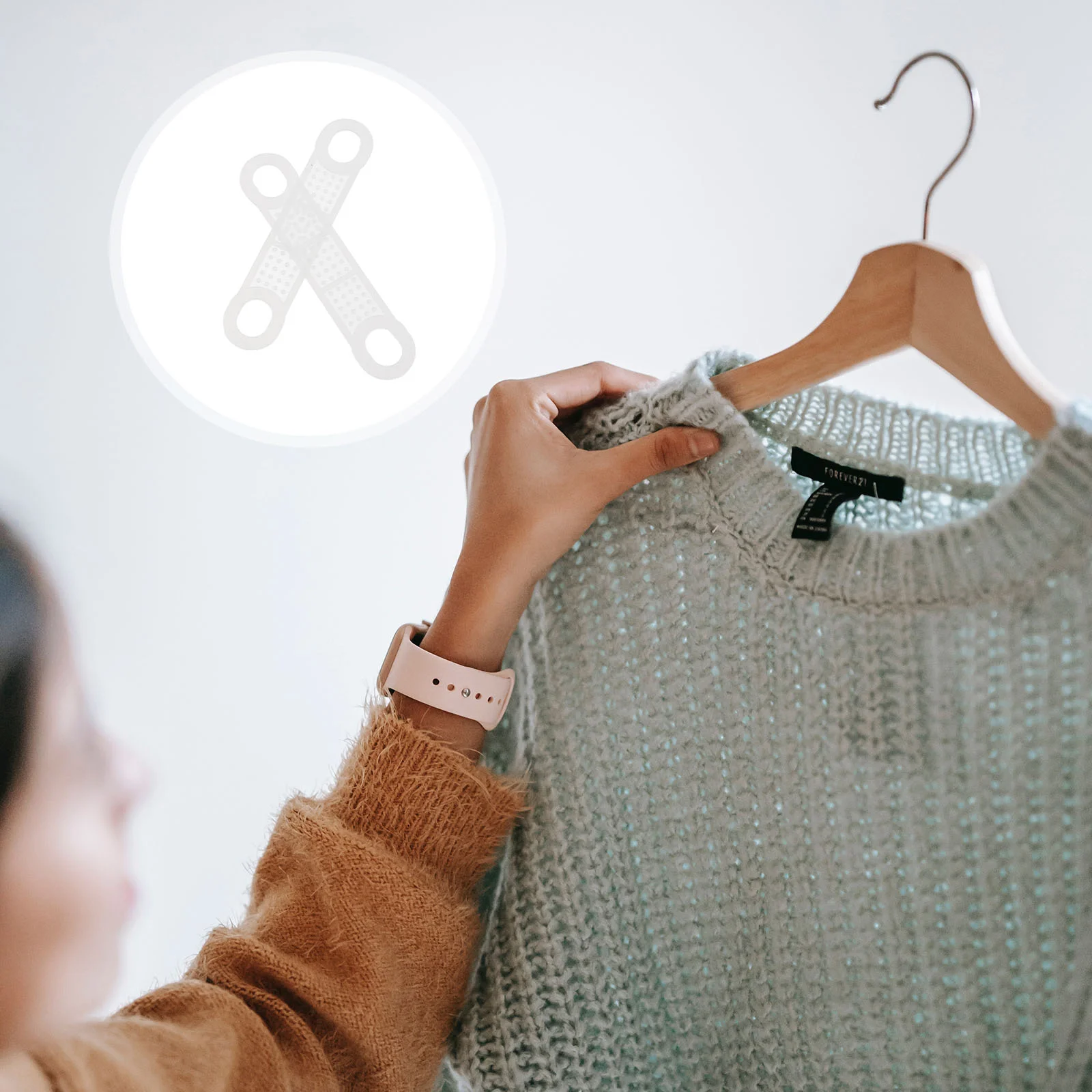 Non- Hanger Grips, 50PCS Hanger Strips Silicone Shoulder Grips for Hangers, Stores and Home, Storage and Organization
Non- Hanger Grips, 50PCS Hanger Strips Silicone Shoulder Grips for Hangers, Stores and Home, Storage and Organization