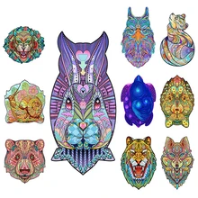 Animal Alien Puzzle Montessori Enlightenment Colorful Wooden Pieces Creative Shaped Puzzle Fun Jigsaw Unique Craft for Kids Gift
Animal Alien Puzzle Montessori Enlightenment Colorful Wooden Pieces Creative Shaped Puzzle Fun Jigsaw Unique Craft for Kids Gift