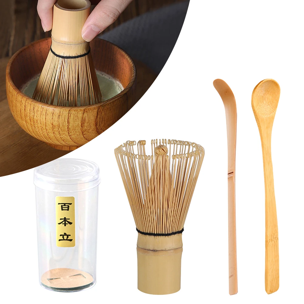 3Pcs Tea Set Japanese Matcha Whisk Chasen Tea Spoon And Scoop Chashaku Natural Bamboo Tea Tools Accessory
3Pcs Tea Set Japanese Matcha Whisk Chasen Tea Spoon And Scoop Chashaku Natural Bamboo Tea Tools Accessory