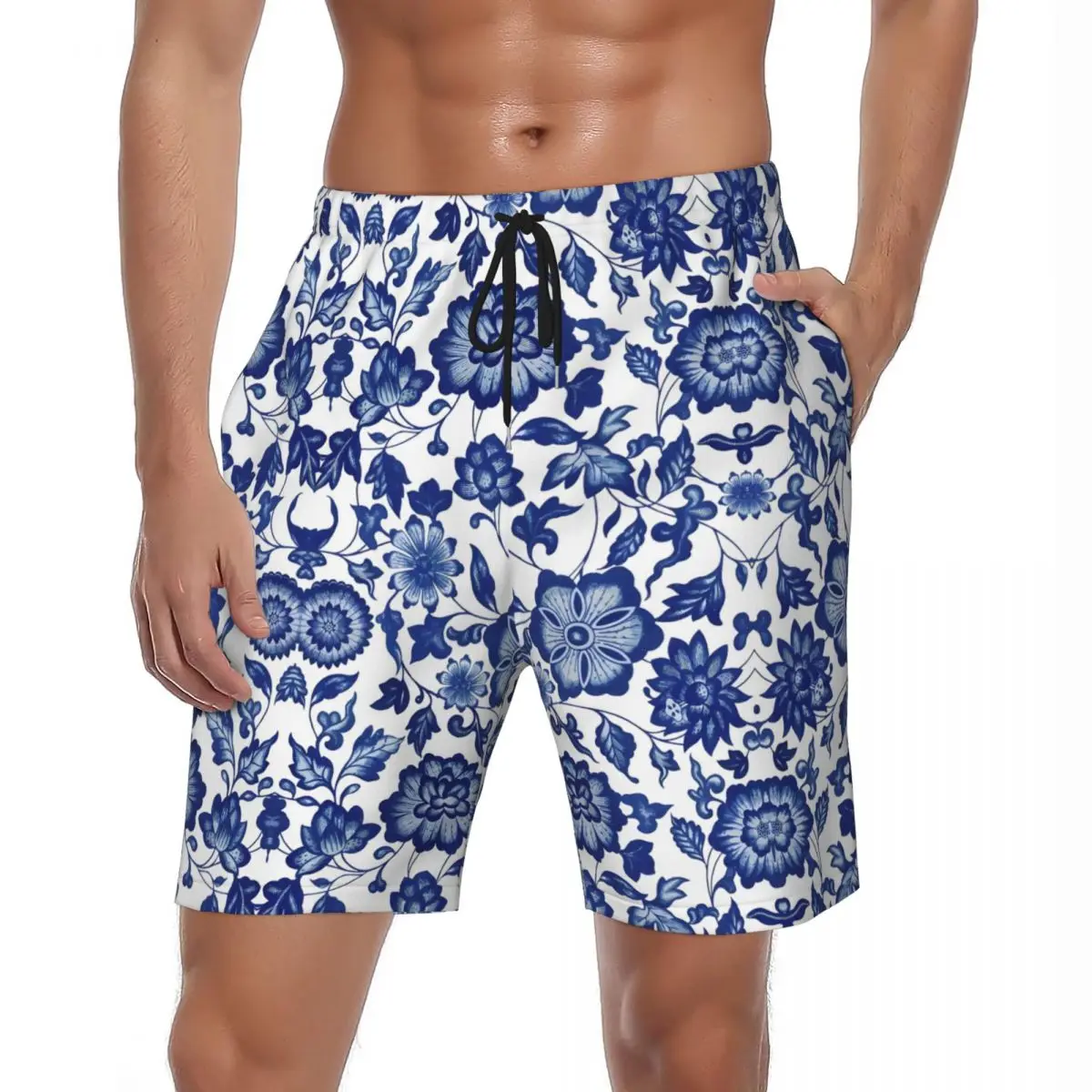 Summer Board Shorts Males Blue Pattern Cool Sportswear Fashion Cool Beach Short Pants Hawaii Quick Dry Swimming Trunks Plus Size 
Summer Board Shorts Males Blue Pattern Cool Sportswear Fashion Cool Beach Short Pants Hawaii Quick Dry Swimming Trunks Plus Size