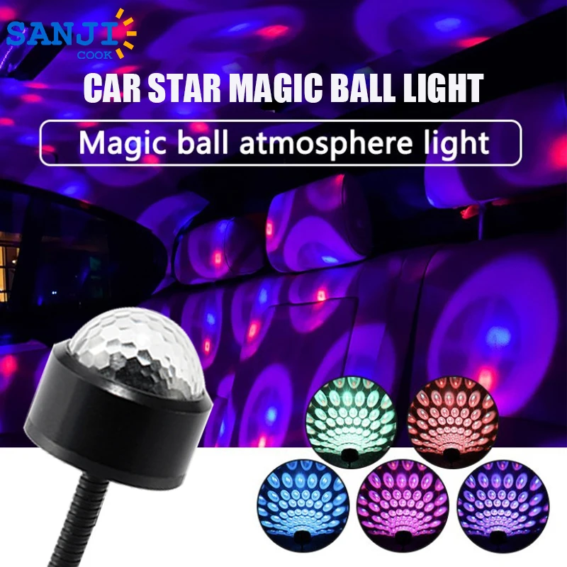 SanjiCook RGB Mini Car Magic Ball light Projection USB Power Suitable For Car Roof And Ceiling Decoration Lighting Plug And Play
SanjiCook RGB Mini Car Magic Ball light Projection USB Power Suitable For Car Roof And Ceiling Decoration Lighting Plug And Play