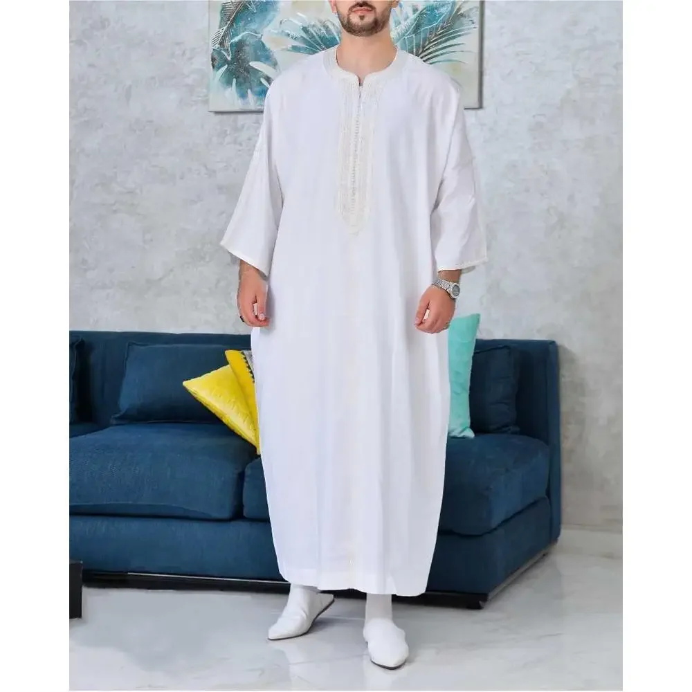 2023 New Male Muslim Long-Seeve Robe Saudi Arabia Robe Men Middle East Juba Thobe Islamic Clothing
2023 New Male Muslim Long-Seeve Robe Saudi Arabia Robe Men Middle East Juba Thobe Islamic Clothing