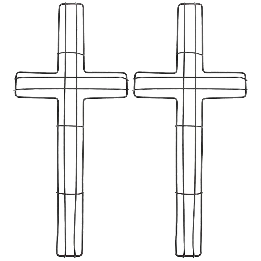 2/3pcs Cross Shaped Metal Wire Wreath Frame Ring Hoop Garland Making Supplies Easter Party Religious Church Decoration
2/3pcs Cross Shaped Metal Wire Wreath Frame Ring Hoop Garland Making Supplies Easter Party Religious Church Decoration