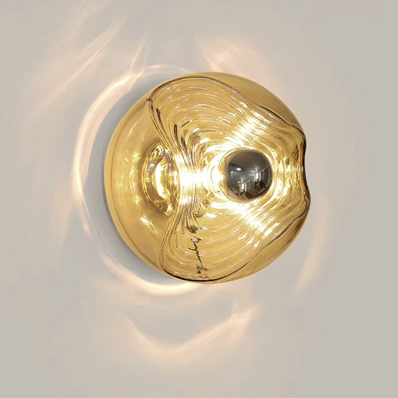 Bauhaus Glass Wall Lamp with the Effect on the Wall Clear Smoke Gray Amber Sconce Living Room Decorative Wall Light Hotel Aisle
Bauhaus Glass Wall Lamp with the Effect on the Wall Clear Smoke Gray Amber Sconce Living Room Decorative Wall Light Hotel Aisle