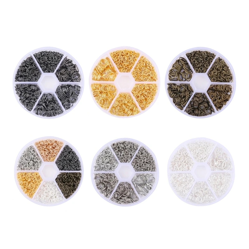 1 Box of 4/5/6/7/8/10mm Alloy Open Jump Rings Split Rings Connectors For Jewelry Making Supplies Accessories DIY
1 Box of 4/5/6/7/8/10mm Alloy Open Jump Rings Split Rings Connectors For Jewelry Making Supplies Accessories DIY