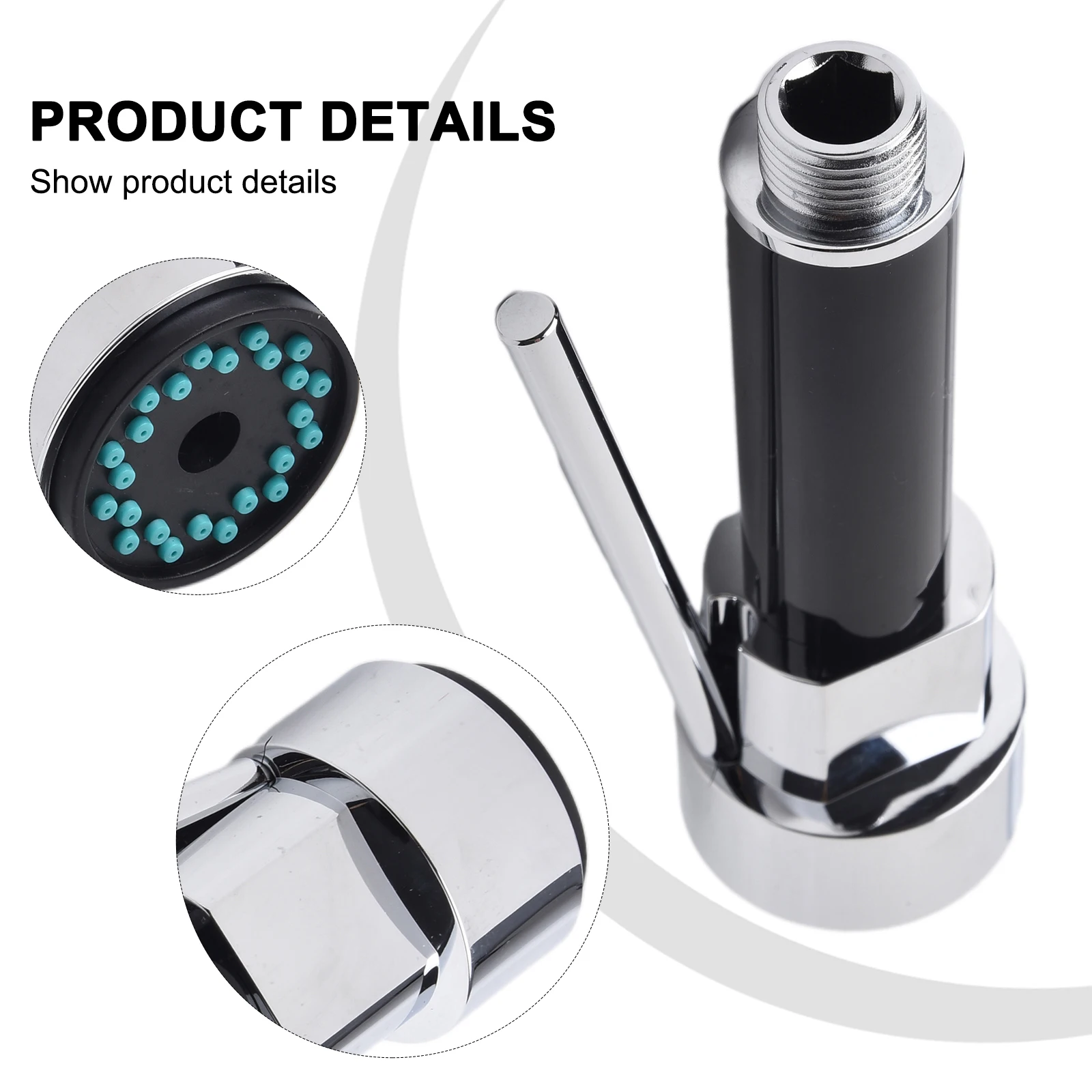 Kitchen Pull Out Faucet Sprayer Nozzle ABS Durable Water Saving Bathroom Basin Sink Shower Spray Head Multifunction Pull Head
Kitchen Pull Out Faucet Sprayer Nozzle ABS Durable Water Saving Bathroom Basin Sink Shower Spray Head Multifunction Pull Head