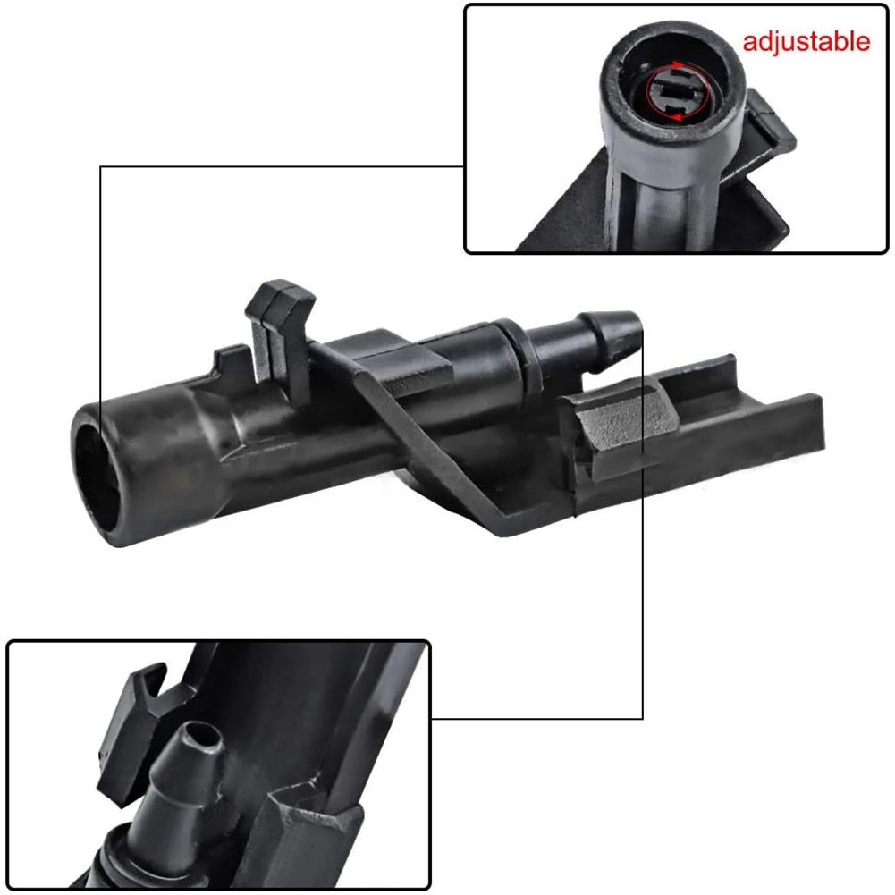 2Pc Black Car Front Windscreen Water Spray Washer Nozzle For Honda Binzhi XRV 8th Generation Accor D Spray Nozzle
2Pc Black Car Front Windscreen Water Spray Washer Nozzle For Honda Binzhi XRV 8th Generation Accor D Spray Nozzle