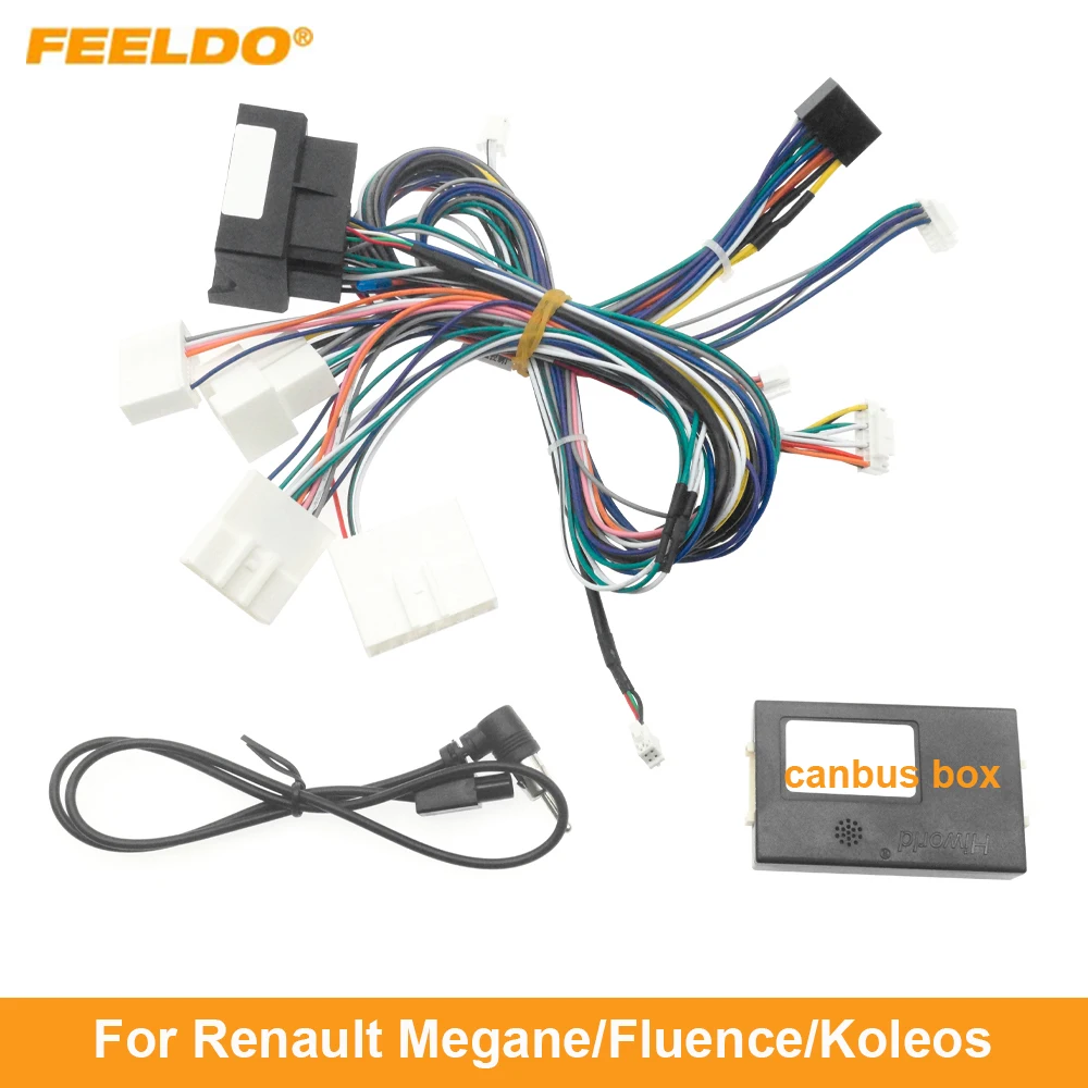 Проводной кабель FEELDO 16-контактный для автомобильного аудио Renault Megane/Fluence/Koleos
Проводной кабель FEELDO 16-контактный для автомобильного аудио Renault Megane/Fluence/Koleos