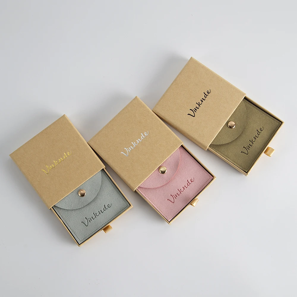 100 Pack Custom Logo Thick Kraft Paper Drawer Jewelry Packaging Box Greeting Card Necklace Bracelet Gift Suede Snap Button Bag
100 Pack Custom Logo Thick Kraft Paper Drawer Jewelry Packaging Box Greeting Card Necklace Bracelet Gift Suede Snap Button Bag