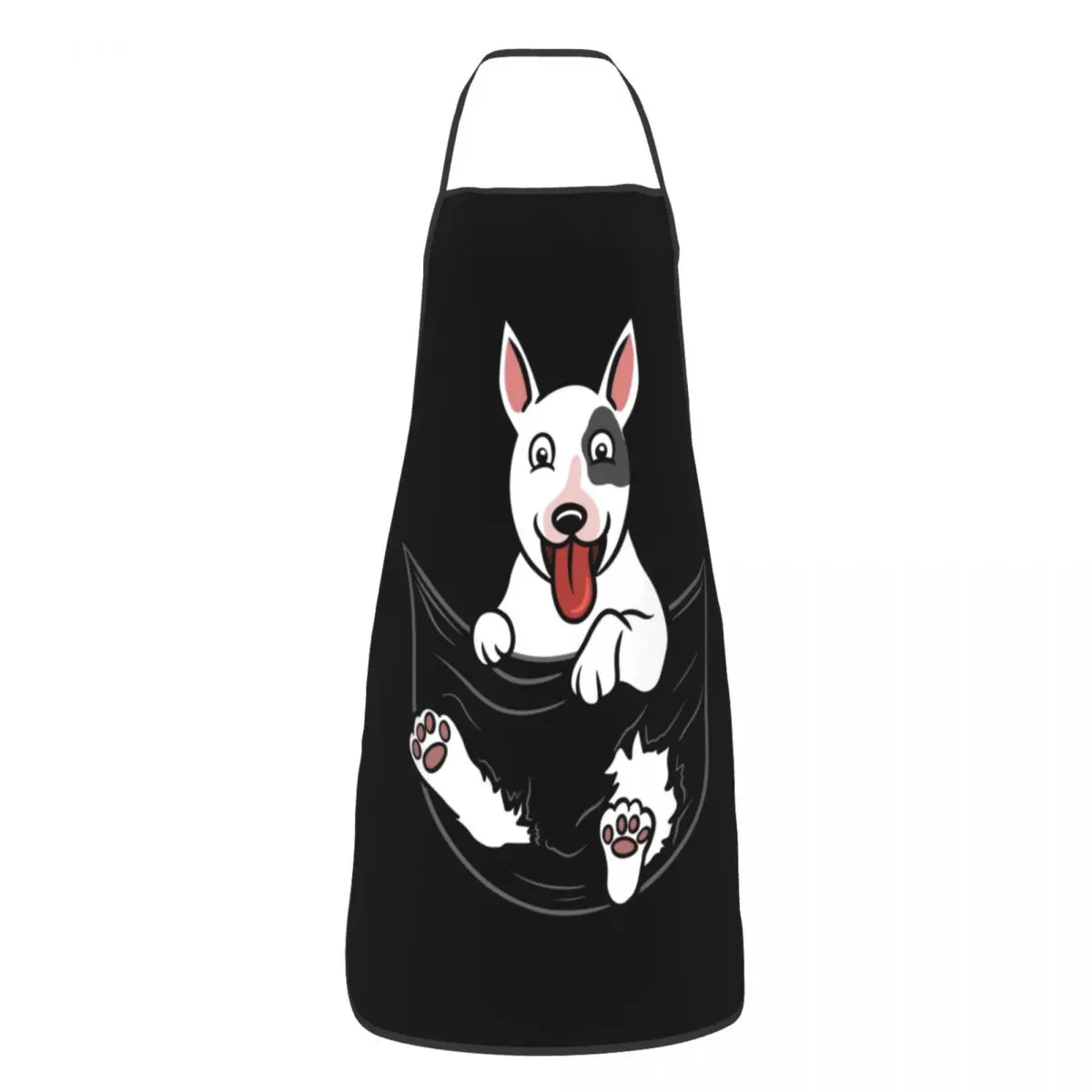 English Bull Terrier Dog In Pocket Graphic Bib Aprons Kitchen Chef Cute Puppy Tablier Cuisine for Cooking Baking Gardening
English Bull Terrier Dog In Pocket Graphic Bib Aprons Kitchen Chef Cute Puppy Tablier Cuisine for Cooking Baking Gardening