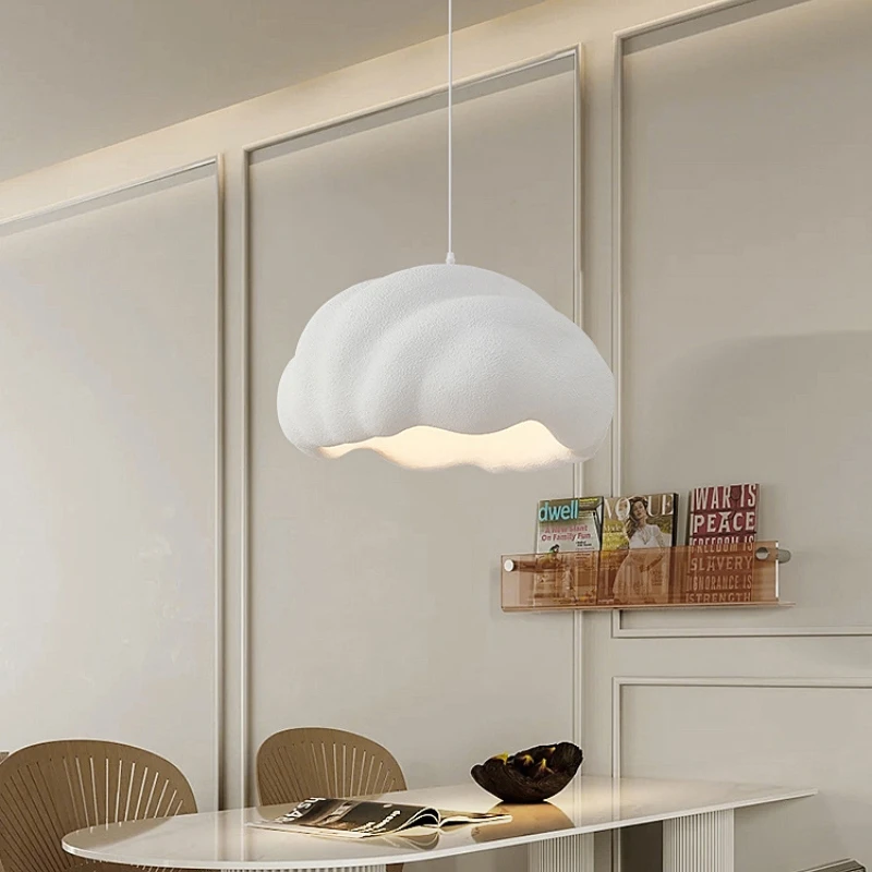 

Люстра Wabi Sabi, лампа в скандинавском кремовом стиле, художественная барная лампа, креативный дизайнерский стиль, обеденный стол, люстра
