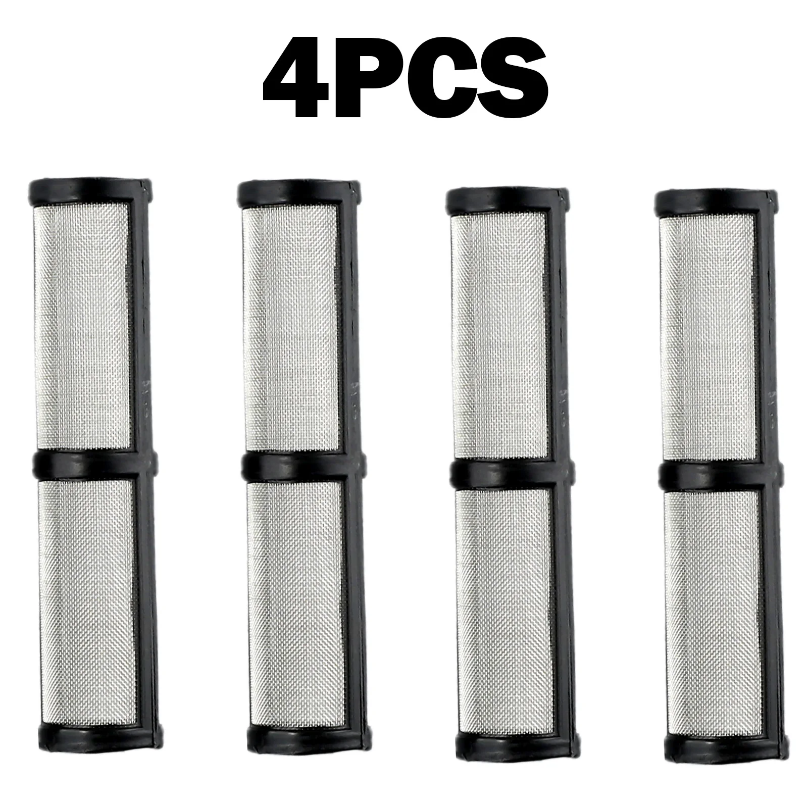 

For G 390/395/490/495/595 Sprayer Filter Air Tool 60 Mesh 4Pcs/Set Black Power Tool Parts Spray Pump Stainless Steel Mesh