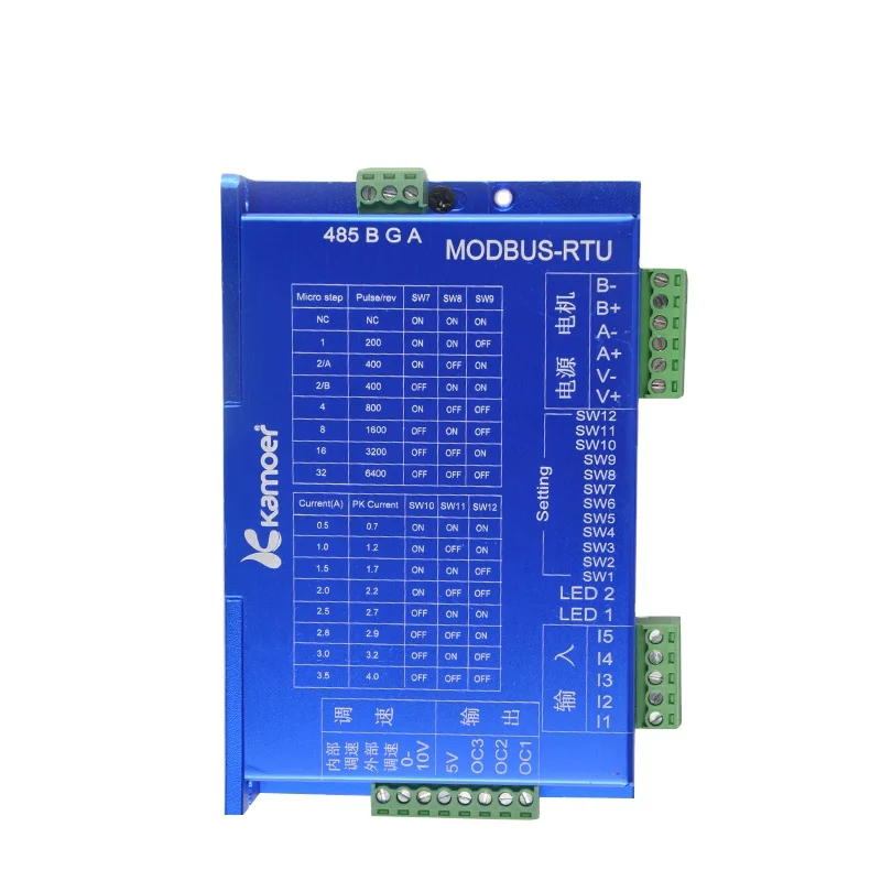 Программируемый Драйвер шагового двигателя Kamoer Modbus RTU для перистальтических насосов
Программируемый Драйвер шагового двигателя Kamoer Modbus RTU для перистальтических насосов