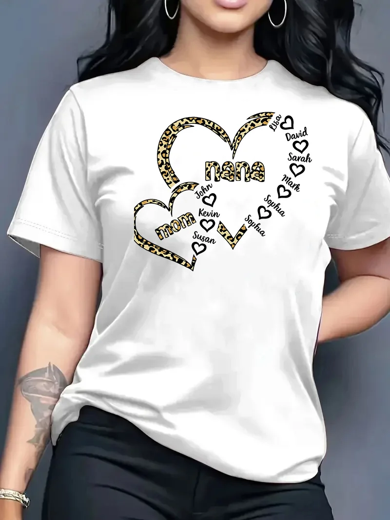 تي شيرت نسائي صيفي جديد 2026 بطبعة عصرية ورقبة مستديرة، قميص كاجوال متعدد الاستخدامات بأكمام قصيرة، توب Y2k تي شيرت نسائي صيفي جديد 2026 بطبعة عصرية ورقبة مستديرة، قميص كاجوال متعدد الاستخدامات بأكمام قصيرة، توب Y2k