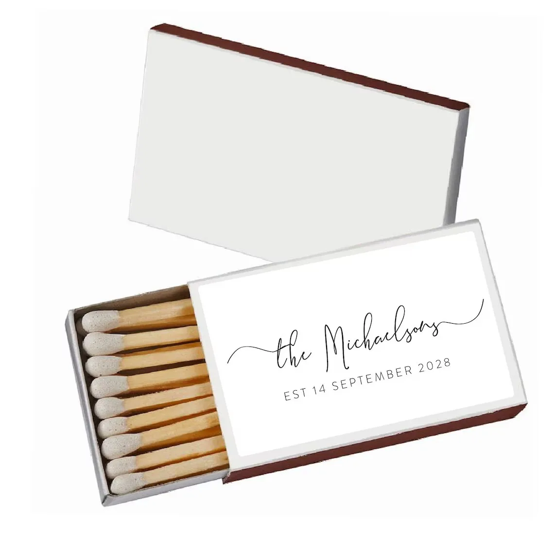 BULK Wedding Matches - Custom Match Boxes - Wedding Favors - Shower Favors - Custom Party Favors - Wedding Favor Ideas
BULK Wedding Matches - Custom Match Boxes - Wedding Favors - Shower Favors - Custom Party Favors - Wedding Favor Ideas