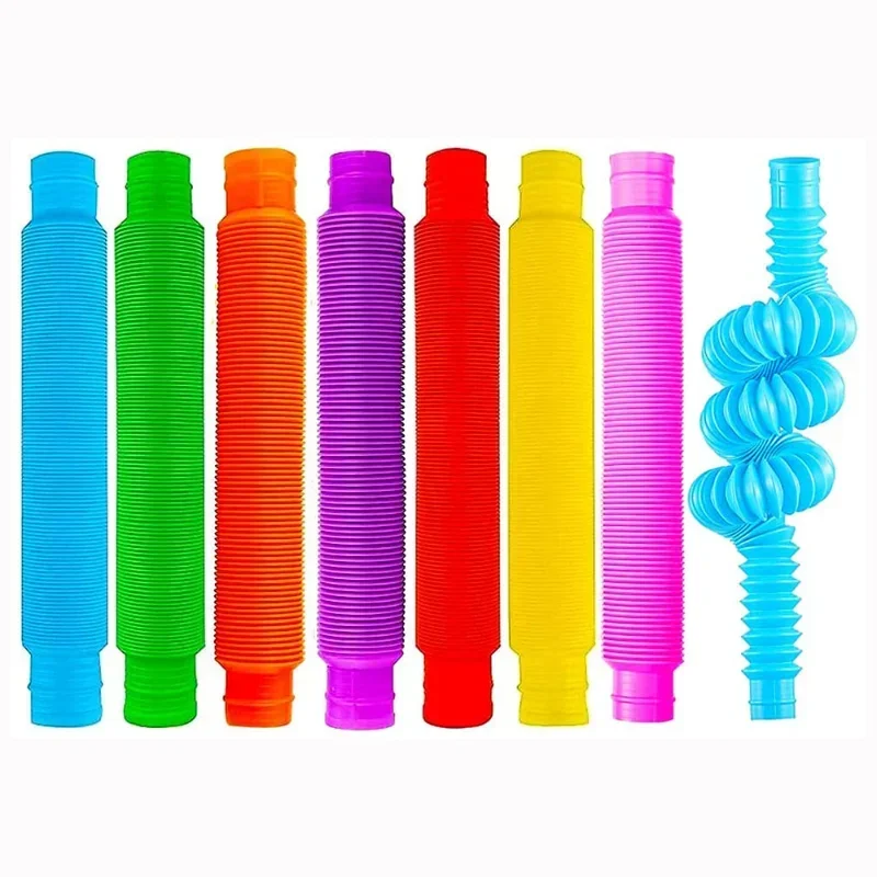 Large Pop Tubes Fidget Toys Sensory Toy for Stress Anxiety Relief for Children Adults Learning Toys Toddlers Stretch Tube
Large Pop Tubes Fidget Toys Sensory Toy for Stress Anxiety Relief for Children Adults Learning Toys Toddlers Stretch Tube