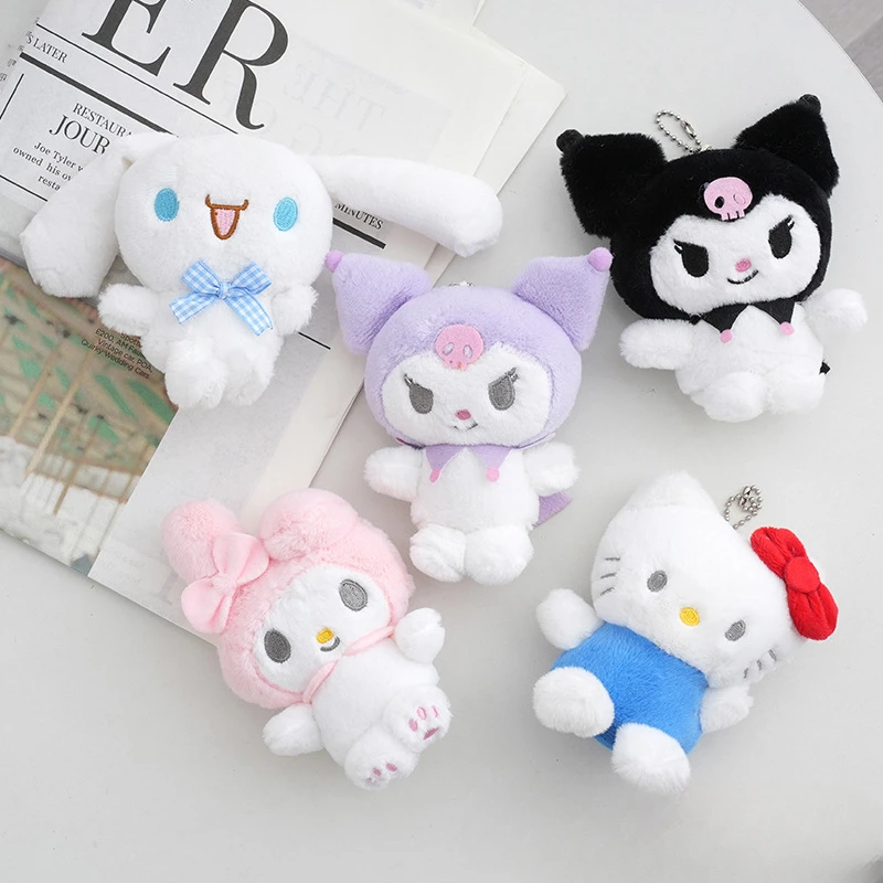 12CM Sanrio Kawaii Cute My Melody Cinnamoroll Kuromi Hello Kitty Plush Anime Plushie KeyChain Bag Decoration Doll Kids Gift Toy
12CM Sanrio Kawaii Cute My Melody Cinnamoroll Kuromi Hello Kitty Plush Anime Plushie KeyChain Bag Decoration Doll Kids Gift Toy