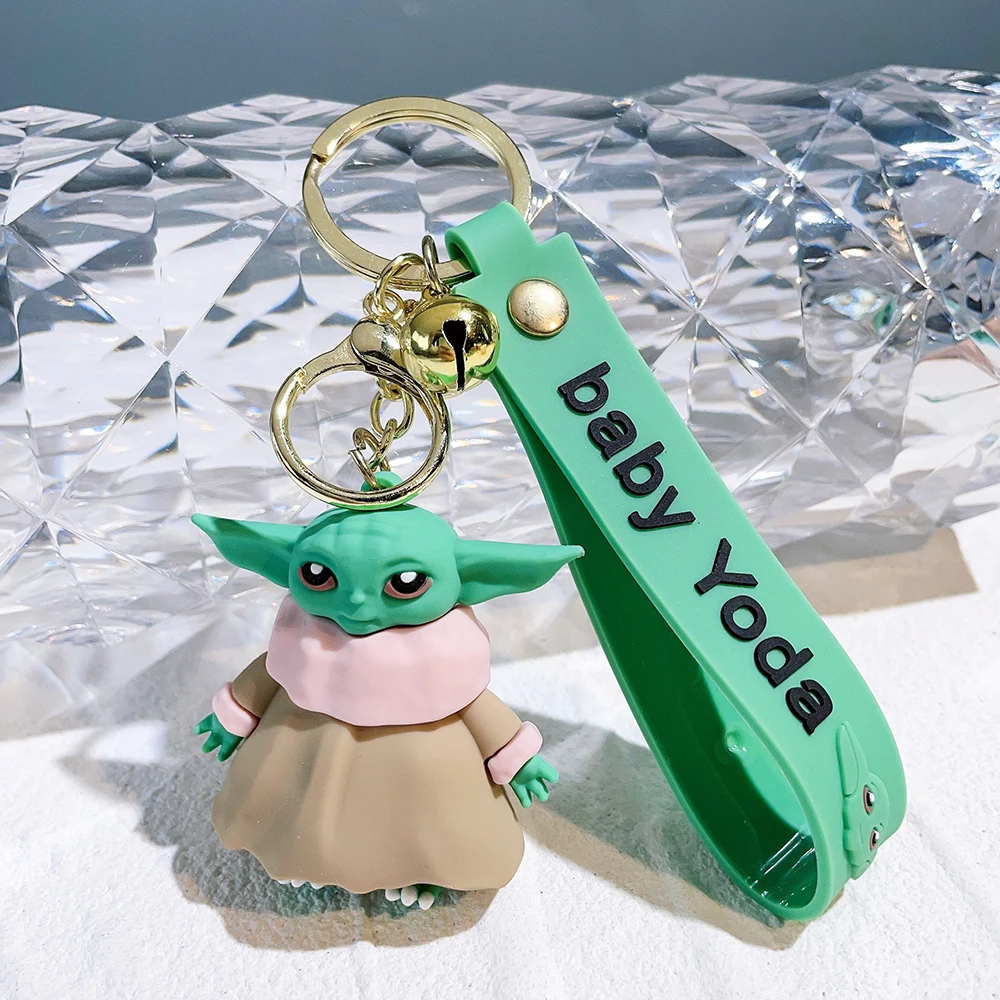 Disney Movie Star Wars Keychain Darth Vader Imperial Stormtrooper Yoda Baby Doll Keyrings Key Holder for Boys Gifts Disney Movie Star Wars Keychain Darth Vader Imperial Stormtrooper Yoda Baby Doll Keyrings Key Holder for Boys Gifts