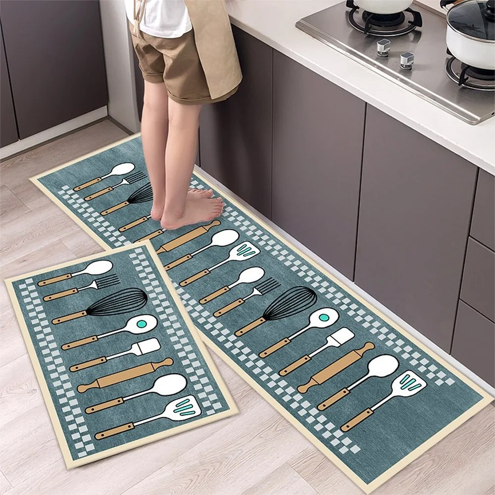 Strip Anti-slip Kitchen Floor Mat Home Carpet Living Room Kitchen Carpet Waterproof Oilproof Bathroom Bath Doormat Entrance Door
Strip Anti-slip Kitchen Floor Mat Home Carpet Living Room Kitchen Carpet Waterproof Oilproof Bathroom Bath Doormat Entrance Door
