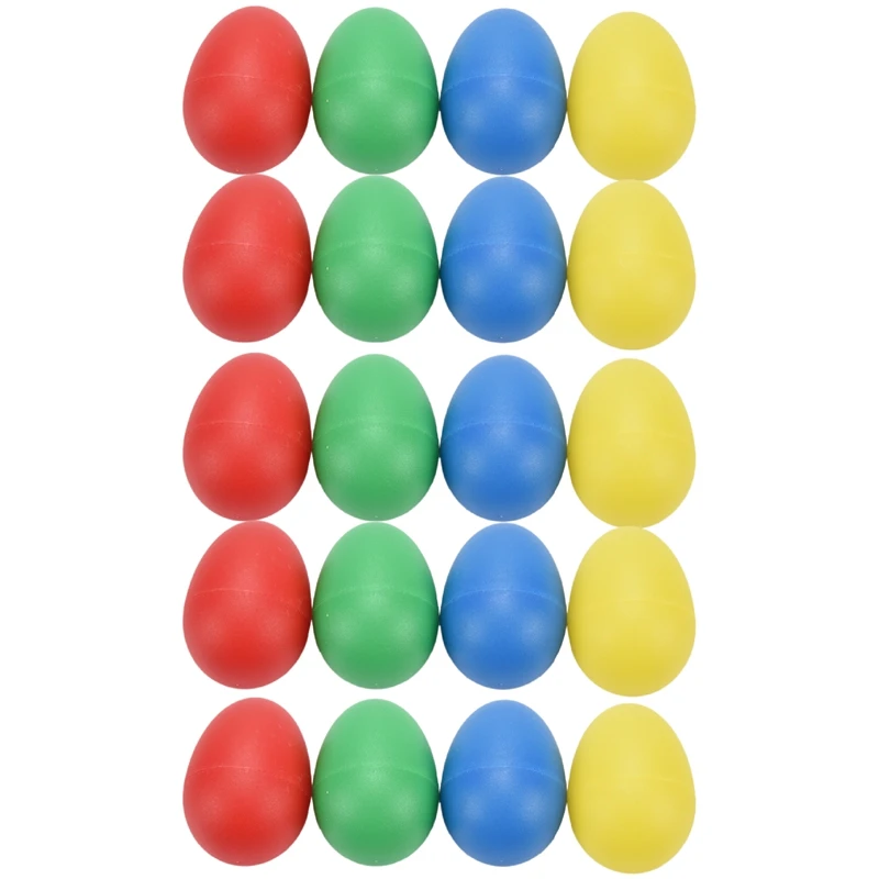 New 20pcs Shaker Eggs Plastic Musical Egg Shaker with 4 Colors Kids Maracas Egg Percussion Toys
New 20pcs Shaker Eggs Plastic Musical Egg Shaker with 4 Colors Kids Maracas Egg Percussion Toys