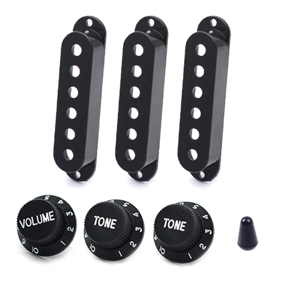 Musical Instruments Pickup Cover For Single Coil Pickups For Strat Style Guitars ST Guitar Pickup Cover 2T1V Knob
Musical Instruments Pickup Cover For Single Coil Pickups For Strat Style Guitars ST Guitar Pickup Cover 2T1V Knob