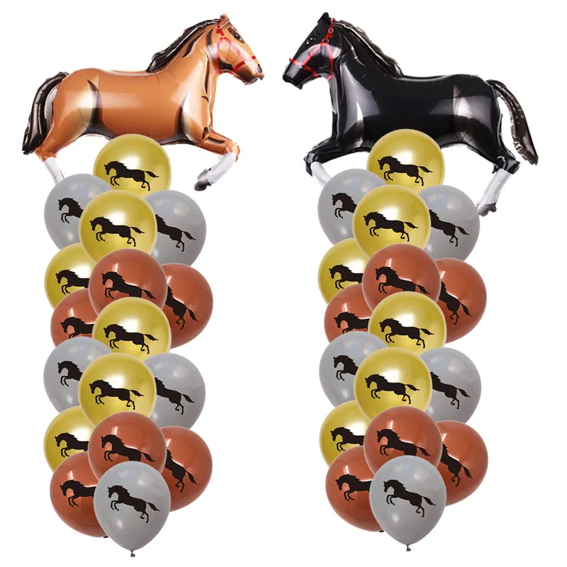 32Pieces Horse Racing Ballons Horse Shaped Foil Balloons Animal Themed Party Decorations for Birthday Baby Shower Cowboy Party
32Pieces Horse Racing Ballons Horse Shaped Foil Balloons Animal Themed Party Decorations for Birthday Baby Shower Cowboy Party
