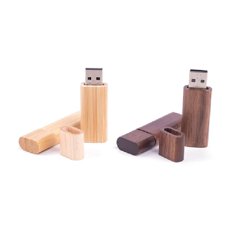 

100 Pieces No logo Wood Arc Blocks USB Case Shell they suitable for general PCBA board Metal shell It is no memory chip