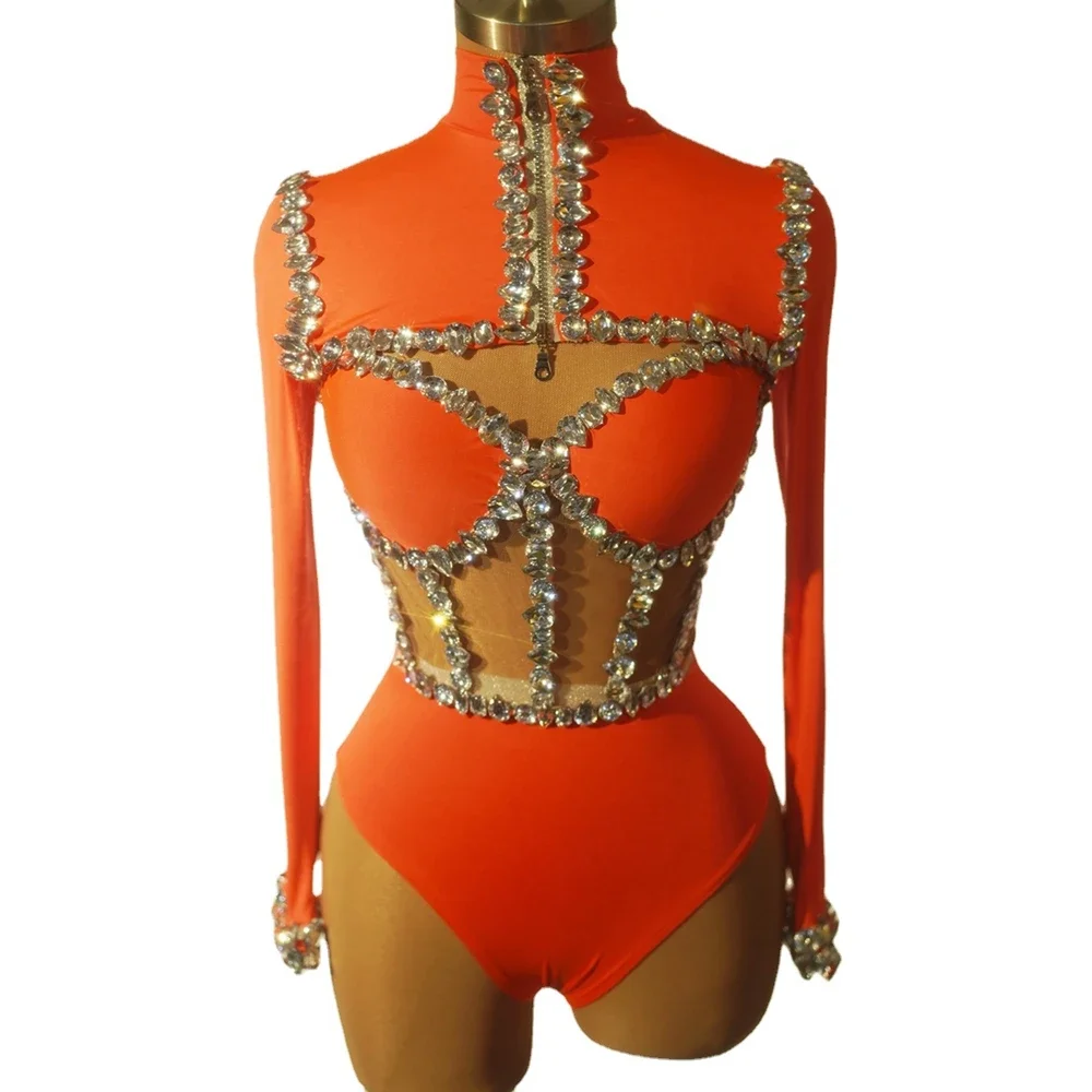 Sparkly Diamonds Bodysuit for Women Sexy Performance Dance Costume Singer Dancer Stage Wear Nightclub Pole Dancing Outfit
Sparkly Diamonds Bodysuit for Women Sexy Performance Dance Costume Singer Dancer Stage Wear Nightclub Pole Dancing Outfit